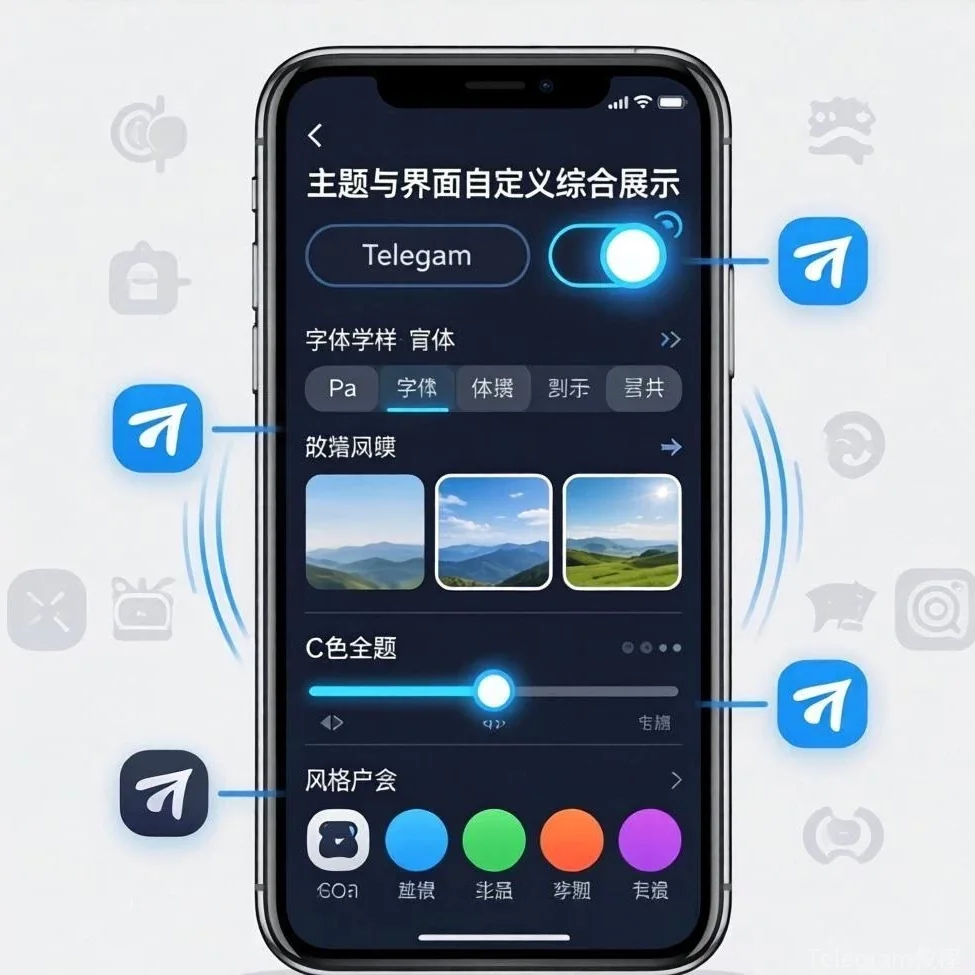 Telegram扩展玩法教程配图 - Telegram主题与美化：打造个性化界面